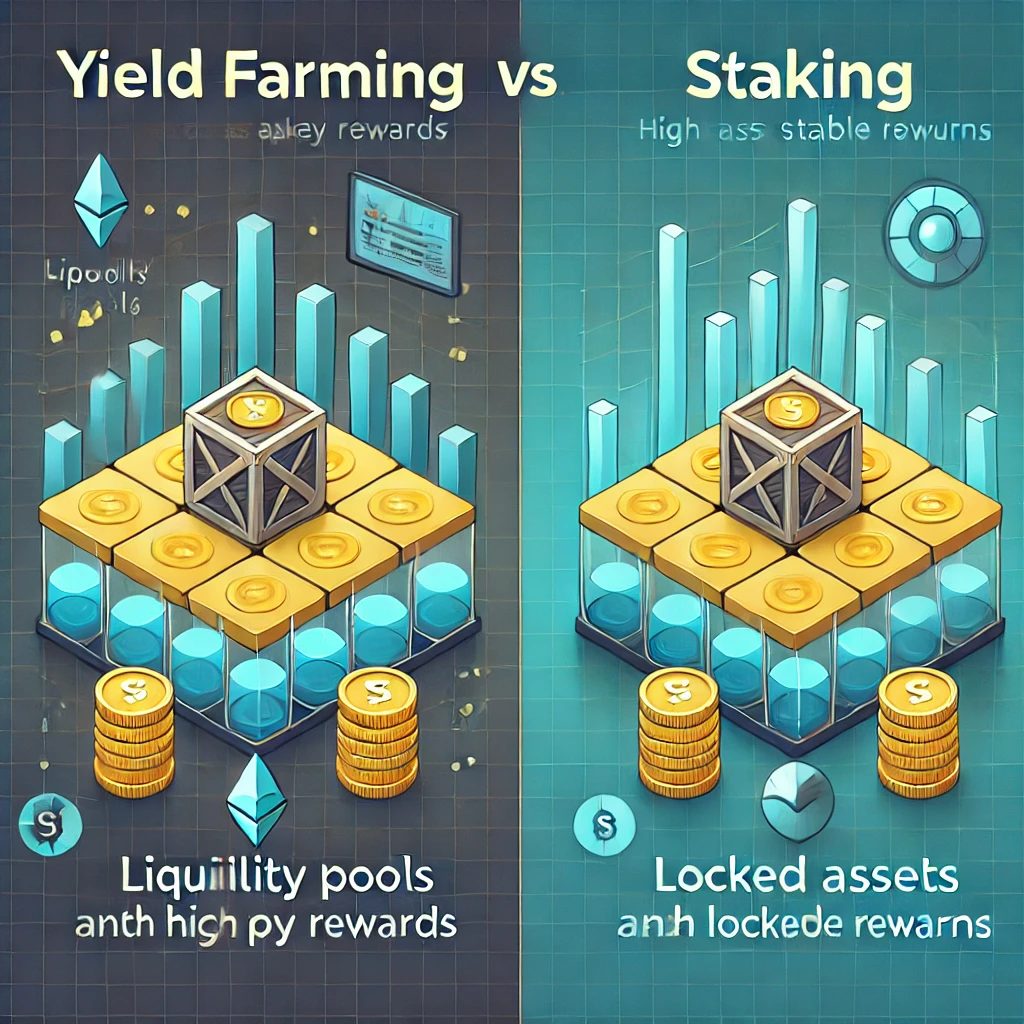 Yield Farming vs. Staking: What’s The Difference?