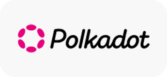 Polkadot logo, representing support for payments through the Polkadot network.