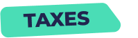 Green label with the word 'Taxes' on KwickBit landing page.