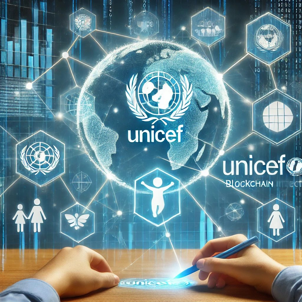 (Placeholder: Replace with an image of UNICEF’s blockchain initiative!)